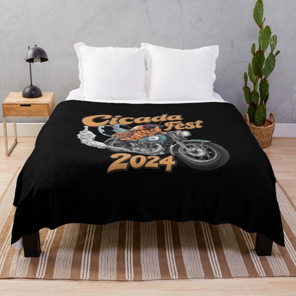 Item preview,  Cicada Fest 2024 Broods XIX & XIII Love Tourcicada riding a vintage motorcycle designed and sold by first-shirt ⭐ ⭐ ⭐ ⭐ ⭐.