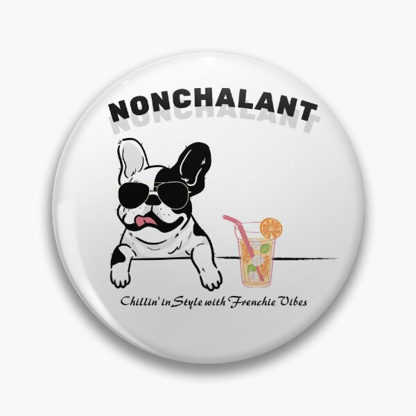 Item preview, Nonchalant Frenchie designed and sold by itsfunfabrica.