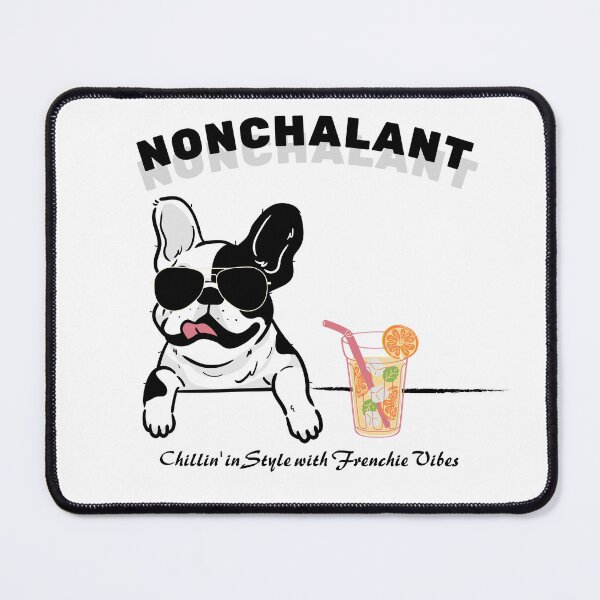 Item preview, Nonchalant Frenchie designed and sold by itsfunfabrica.