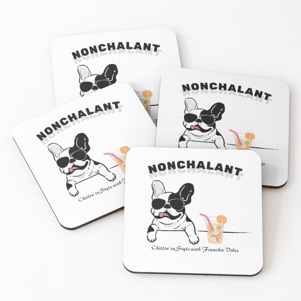Item preview, Nonchalant Frenchie designed and sold by itsfunfabrica.