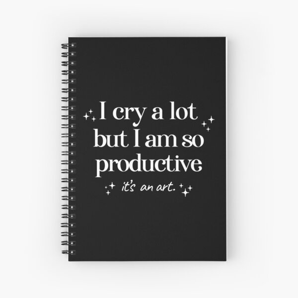 Item preview, I cry a lot but I am so productive its an art designed and sold by funkyst.