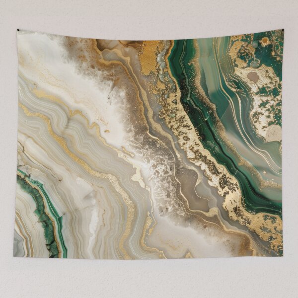Item preview, Elegant Green Gold Marble, Luxurious Minimalism, Green Gold and White Marble designed and sold by venella.