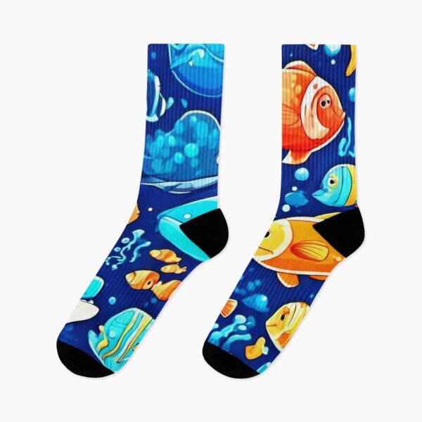 Item preview, Oceanic Cartoon Patterns: Artistic Delights designed and sold by Health And Fitness Posts e-Store.