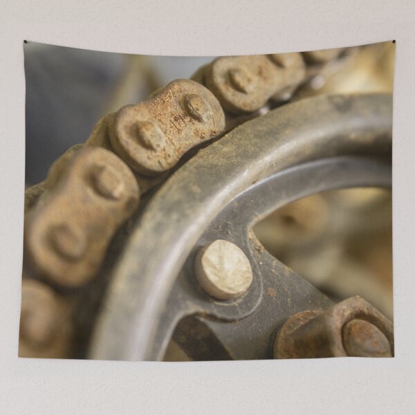 Item preview, detail of an old motorcycle chain part 2 designed and sold by felipequeiroz.