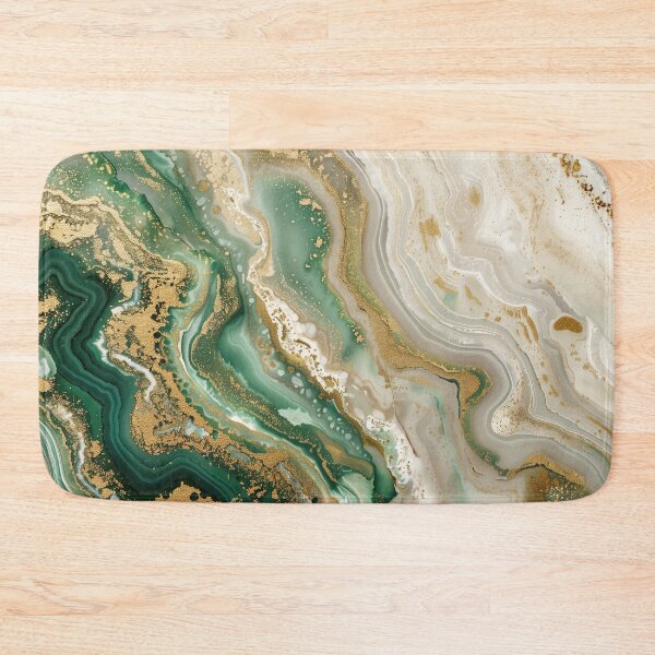 Item preview, Elegant Green Gold Marble, Luxurious Minimalism, Green Gold and White Marble designed and sold by venella.