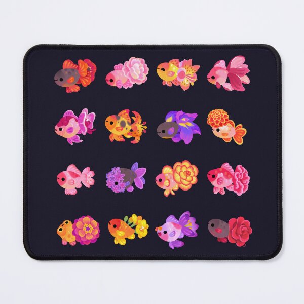 Item preview, Flower goldfish - dark designed and sold by pikaole.
