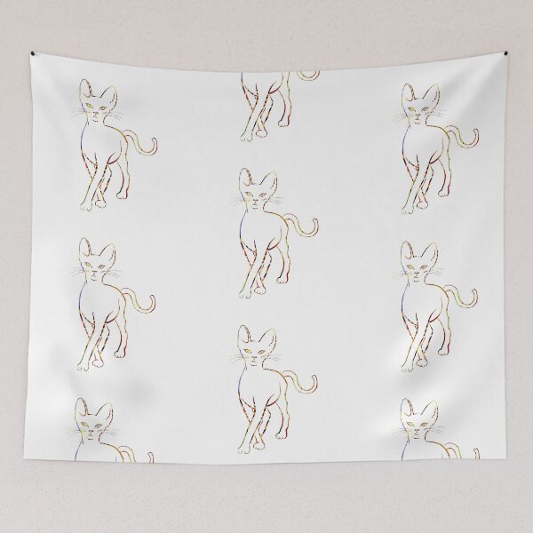 Item preview, black and white cat with a butterfly designed and sold by Tetiana Pohurska.