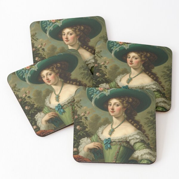 Item preview, Portrait in the Style of the Rococo Era designed and sold by Not Hugo.