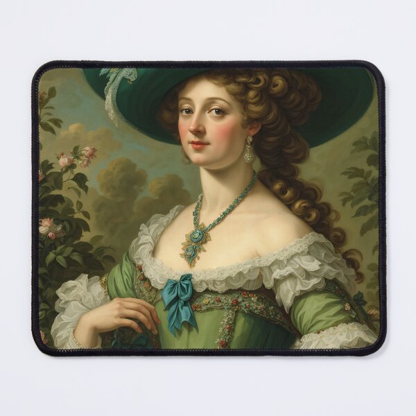 Item preview, Portrait in the Style of the Rococo Era designed and sold by Not Hugo.