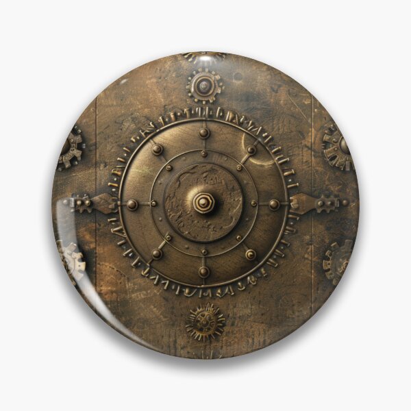 Item preview, Steampunk Cog Pattern Grungy Bronze Metal 2 designed and sold by GrinGalore.