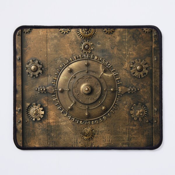 Item preview, Steampunk Cog Pattern Grungy Bronze Metal 2 designed and sold by GrinGalore.
