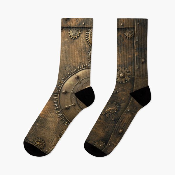 Item preview, Steampunk Cog Pattern Grungy Bronze Metal 2 designed and sold by GrinGalore.