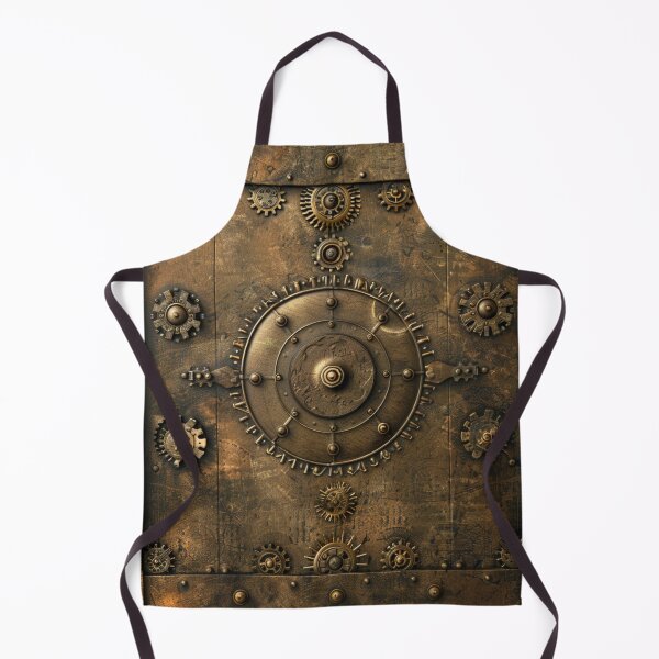 Item preview, Steampunk Cog Pattern Grungy Bronze Metal 2 designed and sold by GrinGalore.