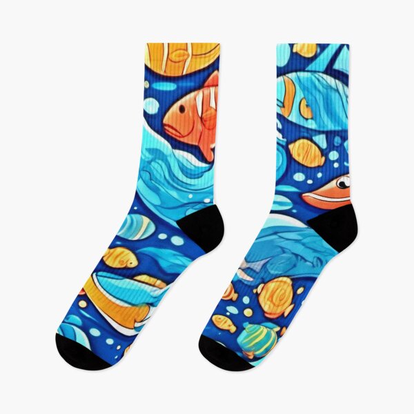 Item preview, Underwater Cartoon Art: Oceanic Patterns designed and sold by Health And Fitness Posts e-Store.