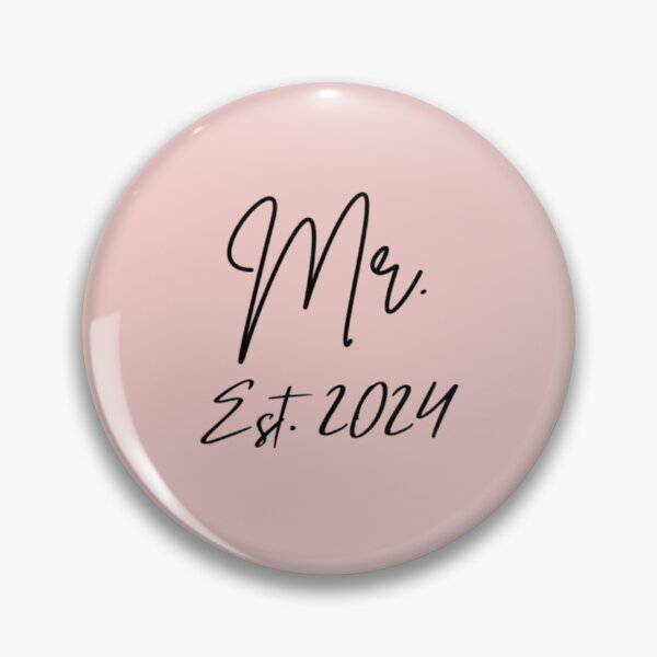 Item preview, Mr. Est. 2024 Just Married Wedding Wife Mr & Mrs Gifts #2 designed and sold by creativerooney.
