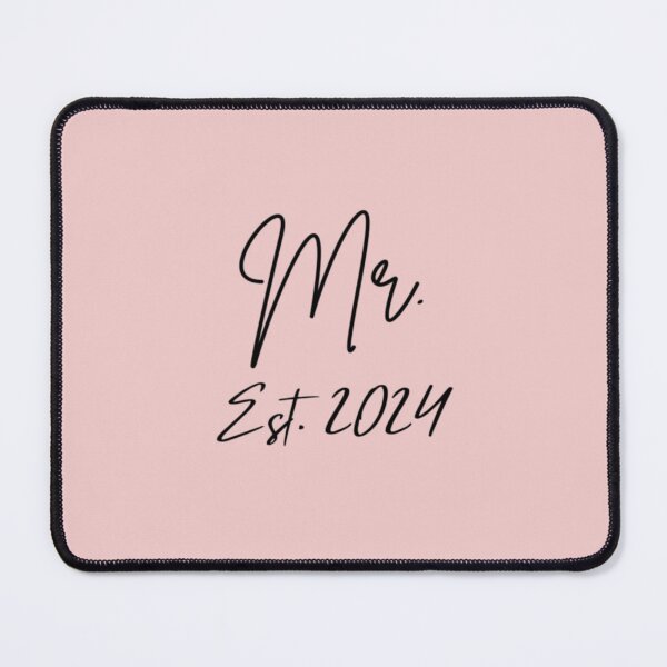 Item preview, Mr. Est. 2024 Just Married Wedding Wife Mr & Mrs Gifts #2 designed and sold by creativerooney.