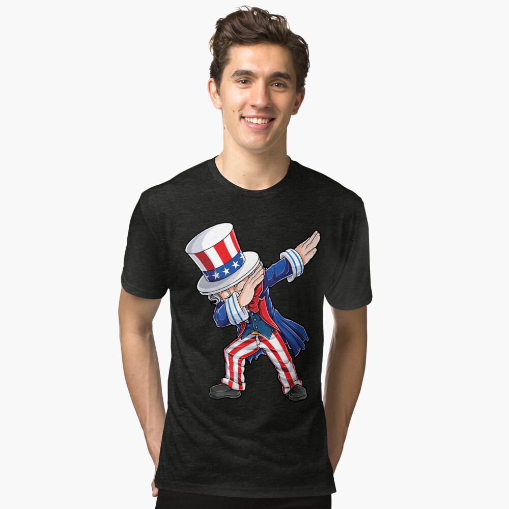 Dabbing Uncle Sam The Fourth Of July Los Angeles Chargers Nfl Football Shirt