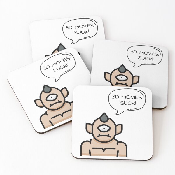 Item preview, 3D movies suck! Funny cyclops problem. designed and sold by Aktio  Design.