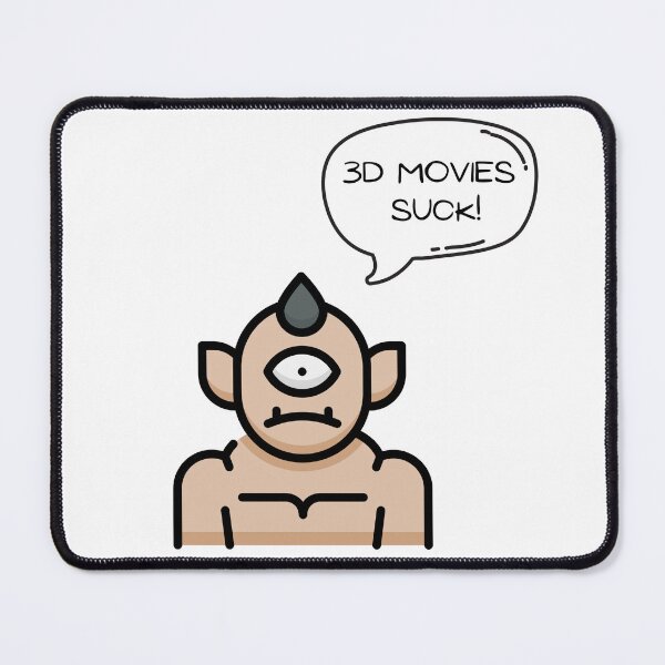 Item preview, 3D movies suck! Funny cyclops problem. designed and sold by Aktio  Design.