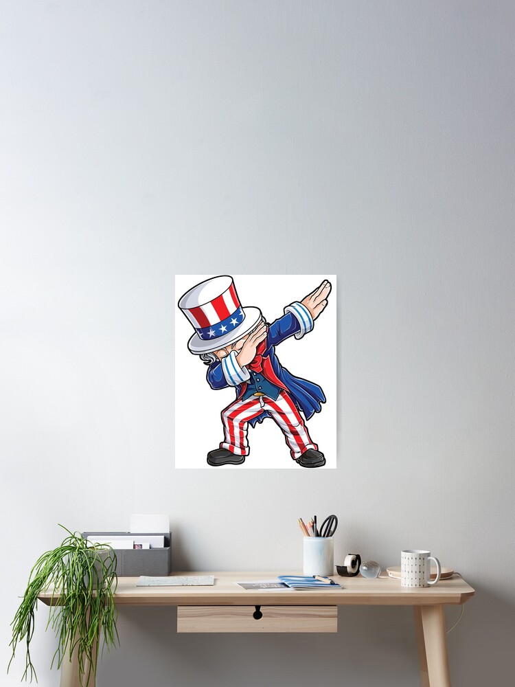 Dabbing Uncle Sam Fourth Of July USA Flag Labor Memorial Day Premium T-Shirt Dabbing Uncle Sam Fourth Of July USA Flag Labor Memorial Day Premium T-Shirt
