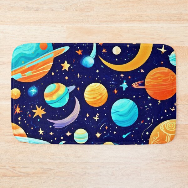 Item preview, Whimsical Celestial Art: Stars, Moon, Planets designed and sold by Health And Fitness Posts e-Store.