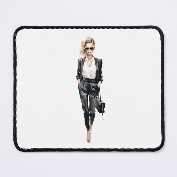 Item preview, Watercolor Fashion Blonde girl walking in the street designed and sold by Alice Monber’s Illustration.