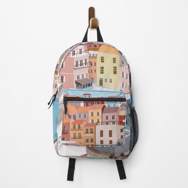 Item preview, Manarola, Italy Coastal Village Illustrated by Artist Carla Daly designed and sold by Carla Daly.