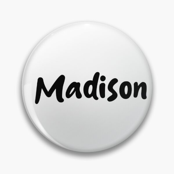 Item preview, typography "Madison" english name tag sticker  designed and sold by tonylau81.