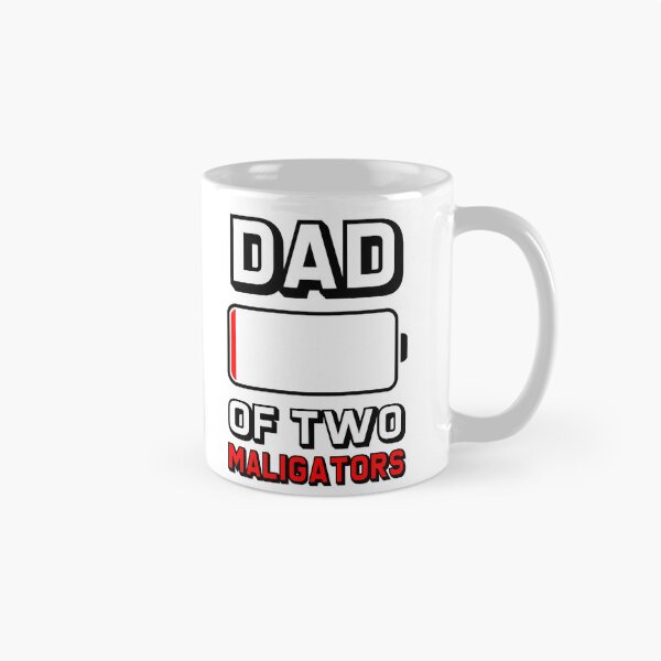 Item preview, Dad of Two Maligators Low Battery Gift designed and sold by Guarddogdrive.