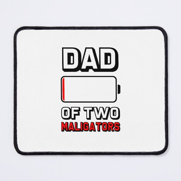 Item preview, Dad of Two Maligators Low Battery Gift designed and sold by Guarddogdrive.