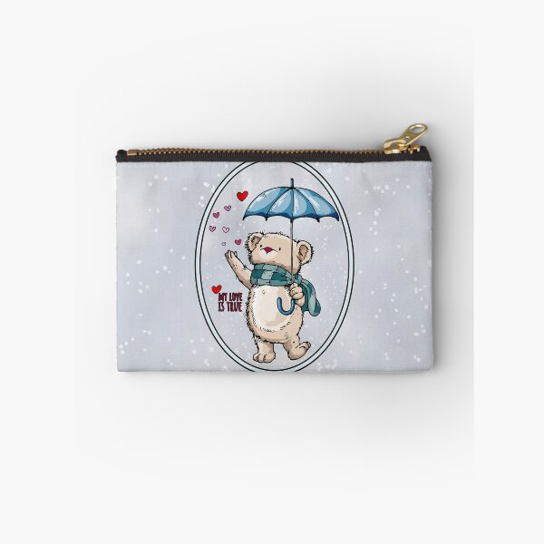 Item preview, My Love Is True, Winter Bear With Umbrella designed and sold by Savchuk-Vova.