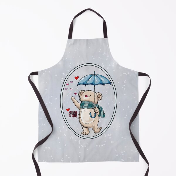 Item preview, My Love Is True, Winter Bear With Umbrella designed and sold by Savchuk-Vova.