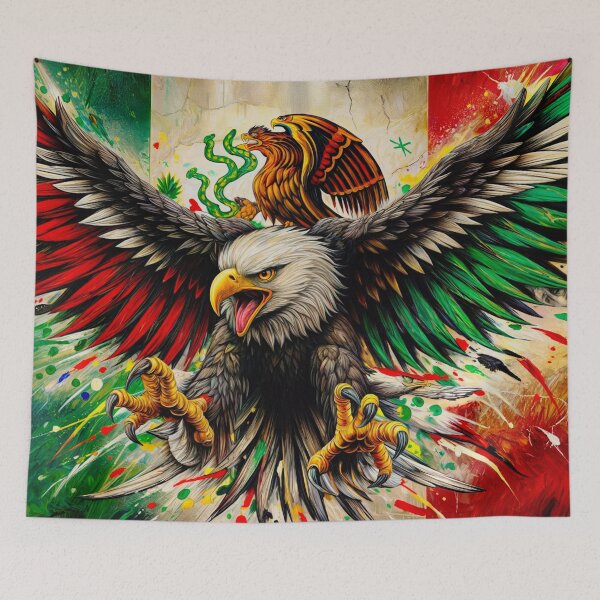 Item preview, The Powerful Mexican Eagle and its Flag designed and sold by PixelCraftDSG.