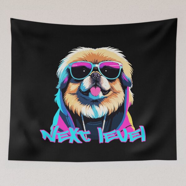 Item preview, Pekingese Gangster Next Level Lion Dog Dog Gift designed and sold by Pineapple-Tree.