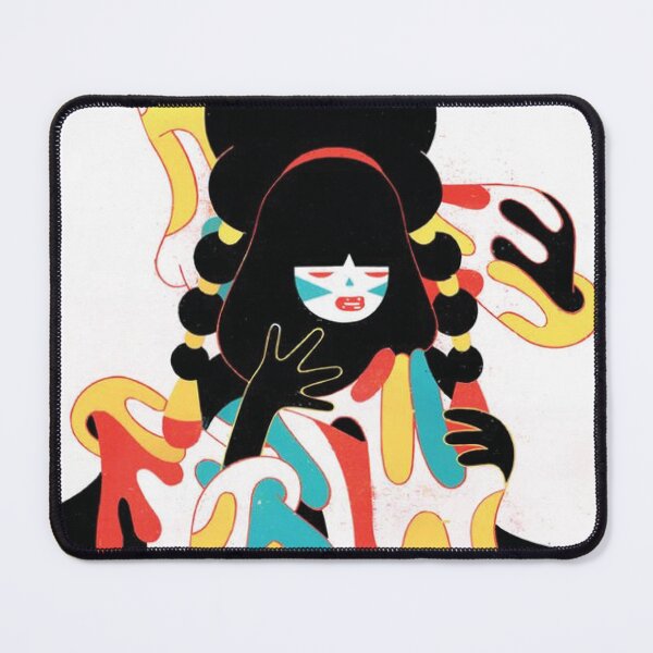 Item preview, Flame of Expression: Surreal Colorful Portrait designed and sold by BbarRowuy.