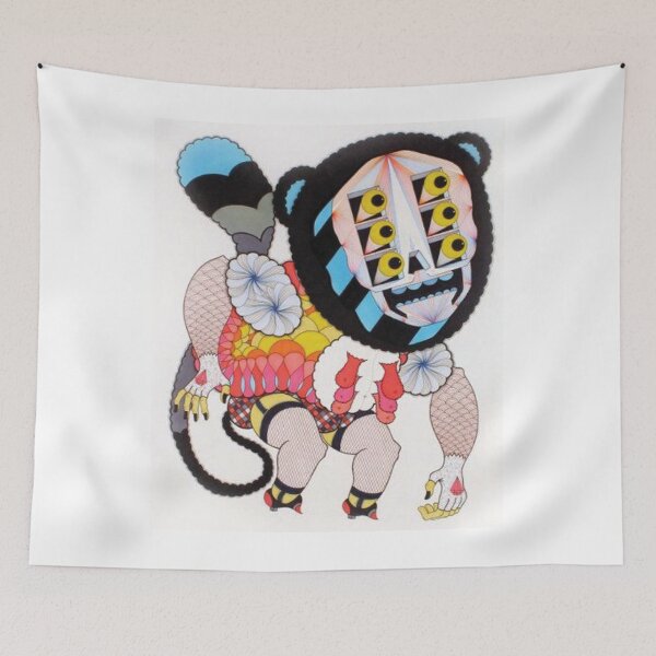 Item preview, Mythical Reflections: Surreal Masked Figure designed and sold by BbarRowuy.