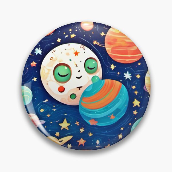 Item preview, Celestial Wonders: Whimsical Stars, Moon, Planets designed and sold by Health And Fitness Posts e-Store.