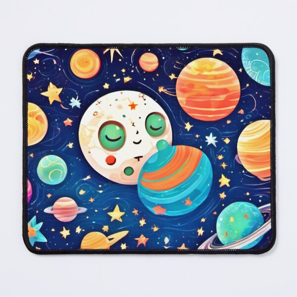 Item preview, Celestial Wonders: Whimsical Stars, Moon, Planets designed and sold by Health And Fitness Posts e-Store.