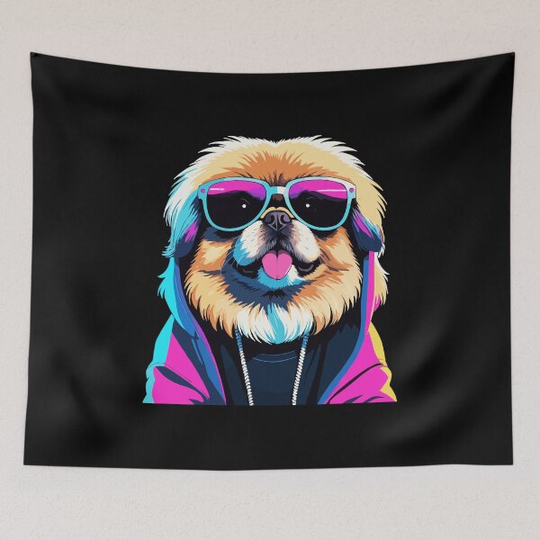 Item preview, Pekingese Gangster Next Level Lion Dog Dog Gift designed and sold by Pineapple-Tree.