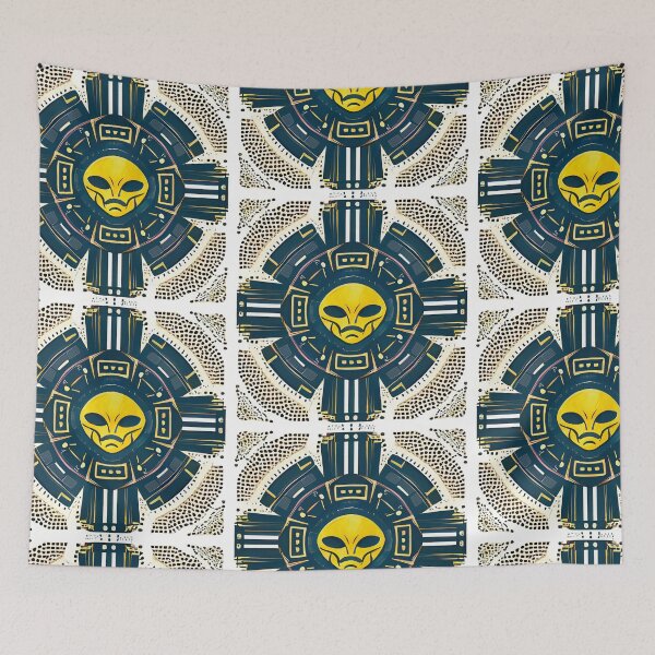 Item preview, Máscara Tribal Alienígena designed and sold by TribuGalactica.