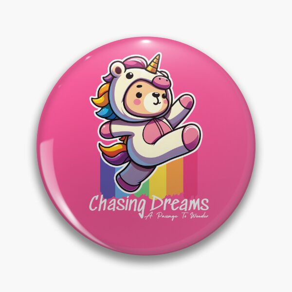 Item preview, Cute Teddy Bear Unicorn Chasing Dreams - A Passage To Wonder designed and sold by The magic  Yellow bus.