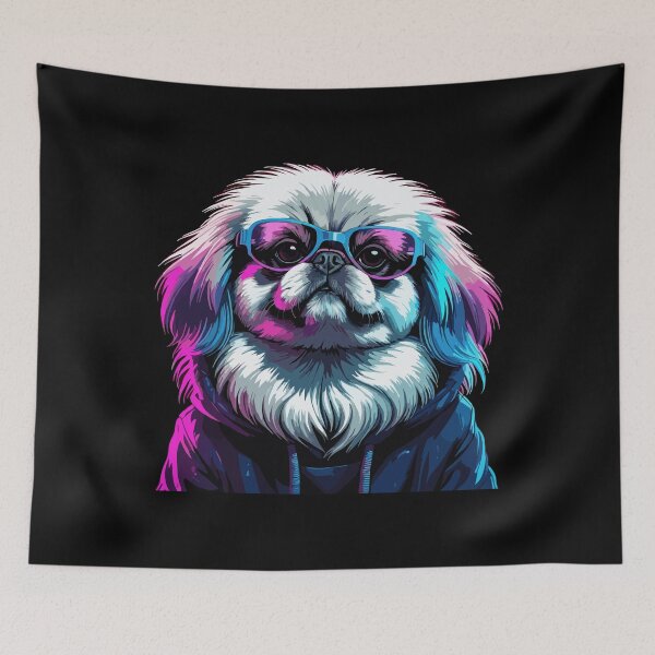 Item preview, Pekingese Gangster Next Level Lion Dog Dog Gift designed and sold by Pineapple-Tree.