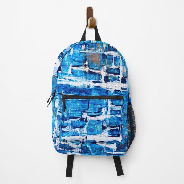 Item preview, Deep blues - modern abstract design designed and sold by PatBlancheArt.