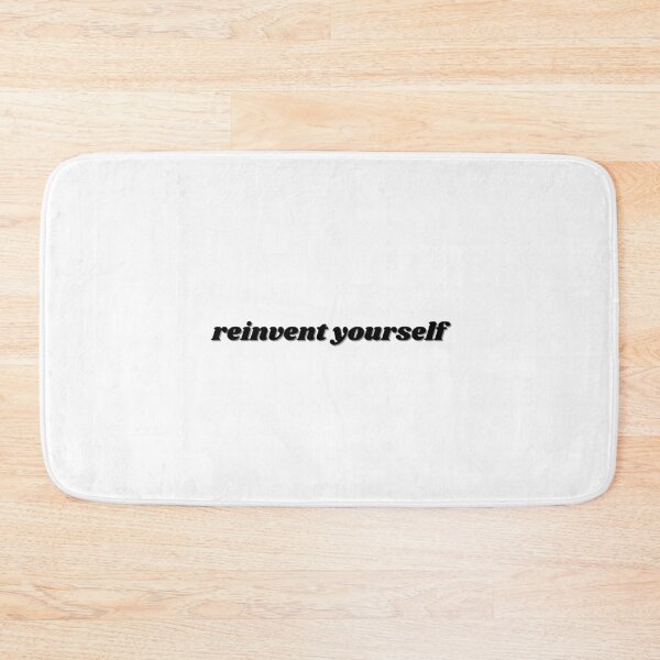 Item preview, reinvent yourself, black  designed and sold by ChiWellness Shop.