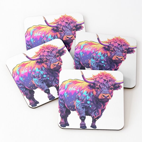 Item preview, Scottish highland cow  designed and sold by LevCreates.