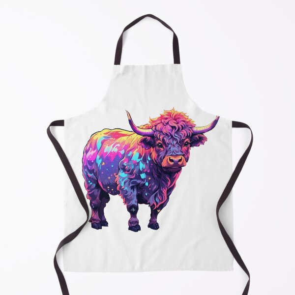 Item preview, Scottish highland cow  designed and sold by LevCreates.