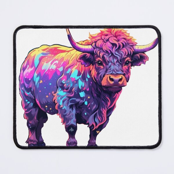 Item preview, Scottish highland cow designed and sold by LevCreates.
