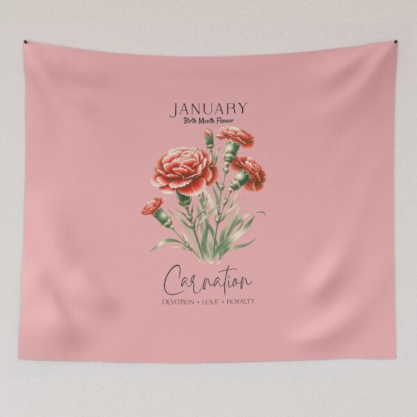 Artikelvorschau, Januar Geburtsmonatsblume entworfen und verkauft von DrewonDesigns.