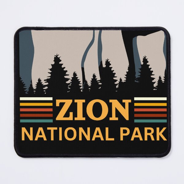 Item preview, Vintage Zion National park Camping Hiking Design For Traveler designed and sold by spaceopy.