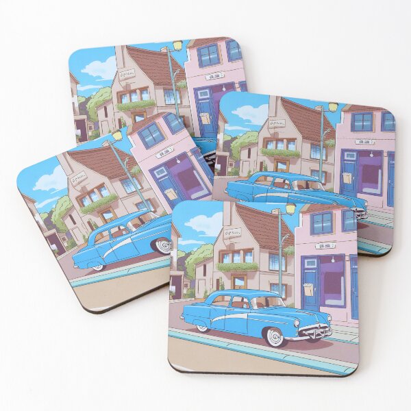 Item preview, Classic Car in the Village designed and sold by KINGSMILESTORE.